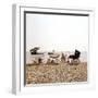 Prams on Brighton Beach-null-Framed Photographic Print