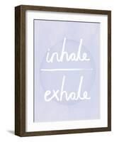 Prana - Inhale - Exhale-Sasha Blake-Framed Art Print