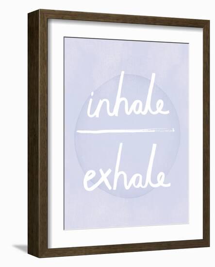 Prana - Inhale - Exhale-Sasha Blake-Framed Art Print