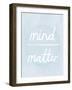 Prana - Mind - Matter-Sasha Blake-Framed Art Print