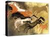 Prancing Horses-Jean Dunand-Stretched Canvas