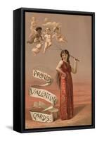 Prang's Valentine Cards-null-Framed Stretched Canvas