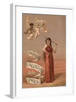 Prang's Valentine Cards-null-Framed Giclee Print