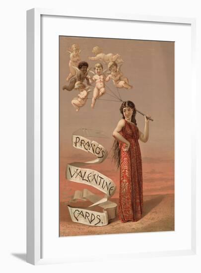 Prang's Valentine Cards-null-Framed Giclee Print