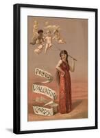 Prang's Valentine Cards-null-Framed Giclee Print