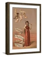 Prang's Valentine Cards-null-Framed Giclee Print