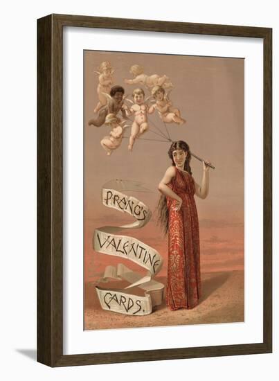 Prang's Valentine Cards-null-Framed Giclee Print