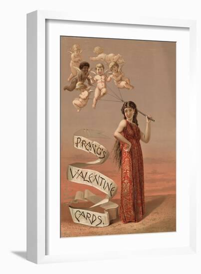 Prang's Valentine Cards-null-Framed Giclee Print