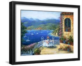 Pranzo Sul Terrazzo-Marilyn Dunlap-Framed Art Print