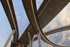 Stack of Cargo Containers at the Docks-Prasit Rodphan-Photographic Print