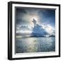 Praslin Island from Anse Source D'Argent Beach, La Digue, Seychelles-Jon Arnold-Framed Photographic Print