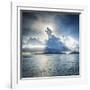 Praslin Island from Anse Source D'Argent Beach, La Digue, Seychelles-Jon Arnold-Framed Photographic Print