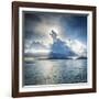 Praslin Island from Anse Source D'Argent Beach, La Digue, Seychelles-Jon Arnold-Framed Photographic Print