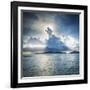 Praslin Island from Anse Source D'Argent Beach, La Digue, Seychelles-Jon Arnold-Framed Photographic Print