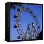 Prater Ferris Wheel Featured in Film the Third Man, Vienna, Austria, Europe-Stuart Black-Framed Stretched Canvas