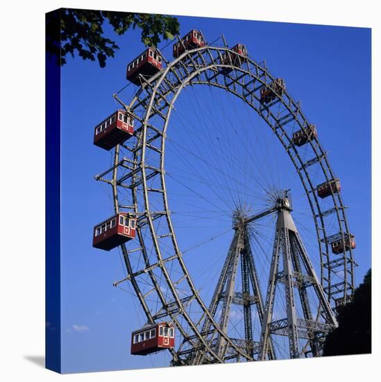 Prater Ferris Wheel Featured in Film the Third Man, Vienna, Austria, Europe-Stuart Black-Stretched Canvas