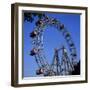 Prater Ferris Wheel Featured in Film the Third Man, Vienna, Austria, Europe-Stuart Black-Framed Photographic Print