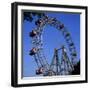 Prater Ferris Wheel Featured in Film the Third Man, Vienna, Austria, Europe-Stuart Black-Framed Photographic Print