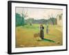 Prato Cassanini (The Betrayed Woman)-Giuseppe Pellizza da Volpedo-Framed Art Print