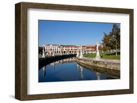 Prato della Valle, a 90000 square meter elliptical square in Padova, the largest square in Italy-Carlo Morucchio-Framed Photographic Print