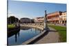 Prato della Valle, a 90000 square meter elliptical square in Padova, the largest square in Italy-Carlo Morucchio-Stretched Canvas