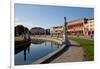 Prato della Valle, a 90000 square meter elliptical square in Padova, the largest square in Italy-Carlo Morucchio-Framed Photographic Print