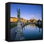 Prato della Valle and Santa Giustina, Padua, Veneto, Italy, Europe-Stuart Black-Framed Stretched Canvas