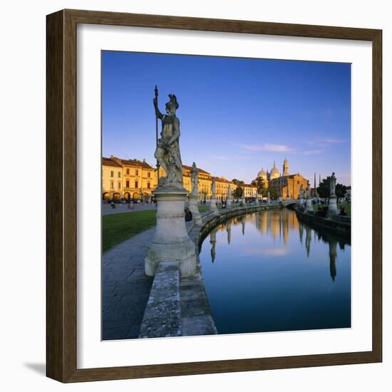 Prato della Valle and Santa Giustina, Padua, Veneto, Italy, Europe-Stuart Black-Framed Photographic Print