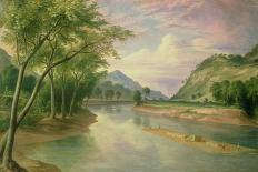 Ohio River Near Marietta, 1855-Pratt-Stretched Canvas