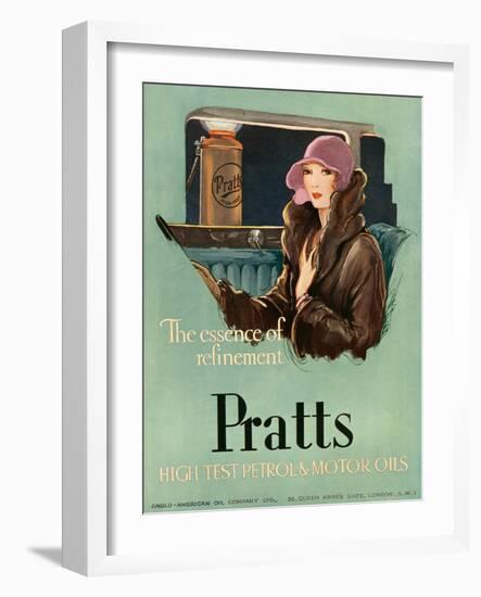 Pratts, Magazine Advertisement, UK, 1930-null-Framed Giclee Print