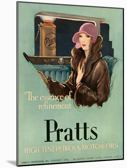 Pratts, Magazine Advertisement, UK, 1930-null-Mounted Giclee Print