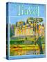 Pravel Magazine Cover French Chateau-Travel-Stretched Canvas