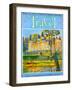 Pravel Magazine Cover French Chateau-Travel-Framed Art Print