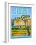 Pravel Magazine Cover French Chateau-Travel-Framed Art Print