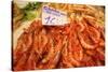 Prawns in Mercado Central (Central Market), Valencia, Spain, Europe-Neil Farrin-Stretched Canvas