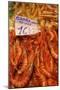 Prawns in Mercado Central (Central Market), Valencia, Spain, Europe-Neil Farrin-Mounted Photographic Print