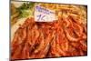 Prawns in Mercado Central (Central Market), Valencia, Spain, Europe-Neil Farrin-Mounted Photographic Print