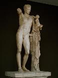 Statue of Hermes and the Infant Dionysus, circa 330 BC (Parian Marble)-Praxiteles-Framed Giclee Print