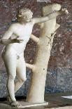 Statue of Hermes and the Infant Dionysus, circa 330 BC (Parian Marble)-Praxiteles-Giclee Print