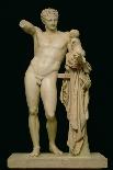 Statue of Hermes and the Infant Dionysus, circa 330 BC (Parian Marble)-Praxiteles-Framed Giclee Print