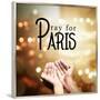 Pray for Paris-leolintang-Framed Premium Photographic Print