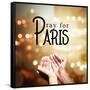 Pray for Paris-leolintang-Framed Stretched Canvas