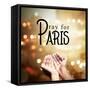Pray for Paris-leolintang-Framed Stretched Canvas