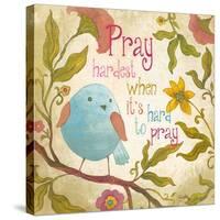 Pray Hardest-Elizabeth Medley-Stretched Canvas