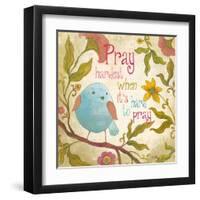 Pray Hardest-Elizabeth Medley-Framed Art Print