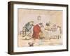 "Pray, Miss Mouse, Will You Give Us Some Beer?"-Randolph Caldecott-Framed Giclee Print