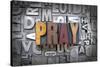 Pray-enterlinedesign-Stretched Canvas