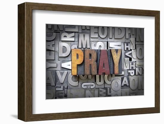 Pray-enterlinedesign-Framed Photographic Print