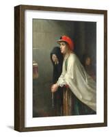 Prayer, 1862-Thomas Brooks-Framed Giclee Print