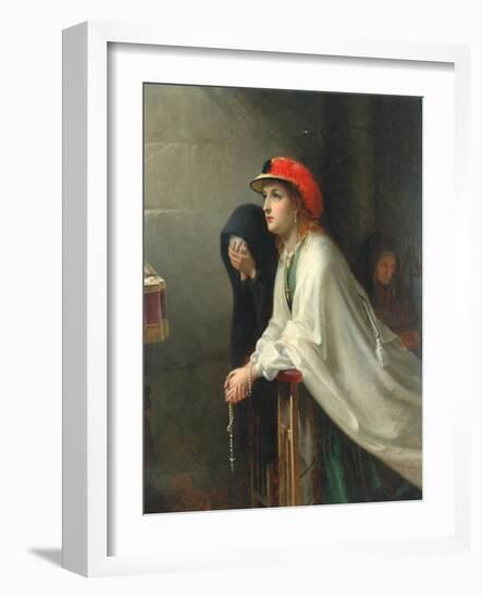 Prayer, 1862-Thomas Brooks-Framed Giclee Print